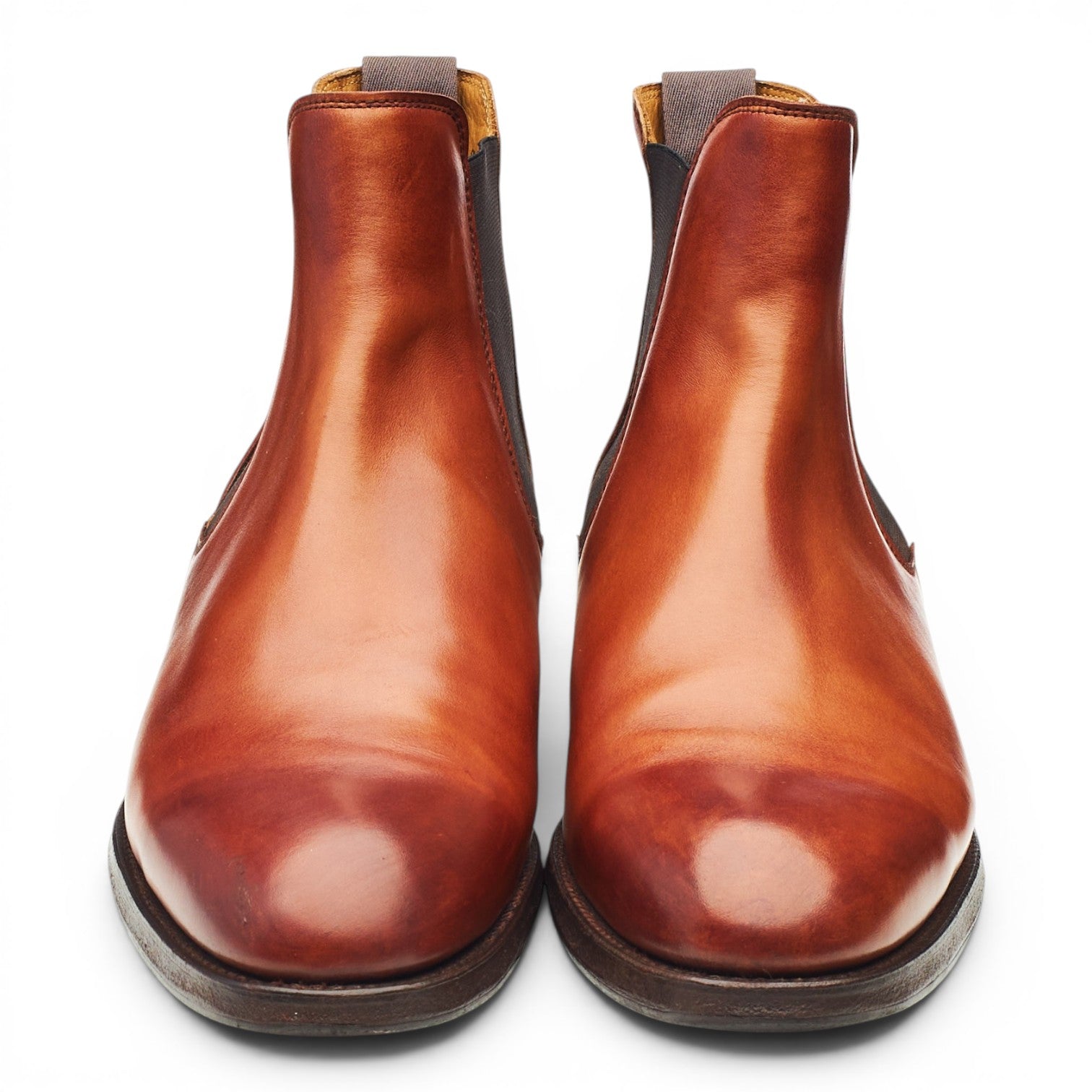 Crockett & Jones Gresham boots chelsea marron UK 8 cuir