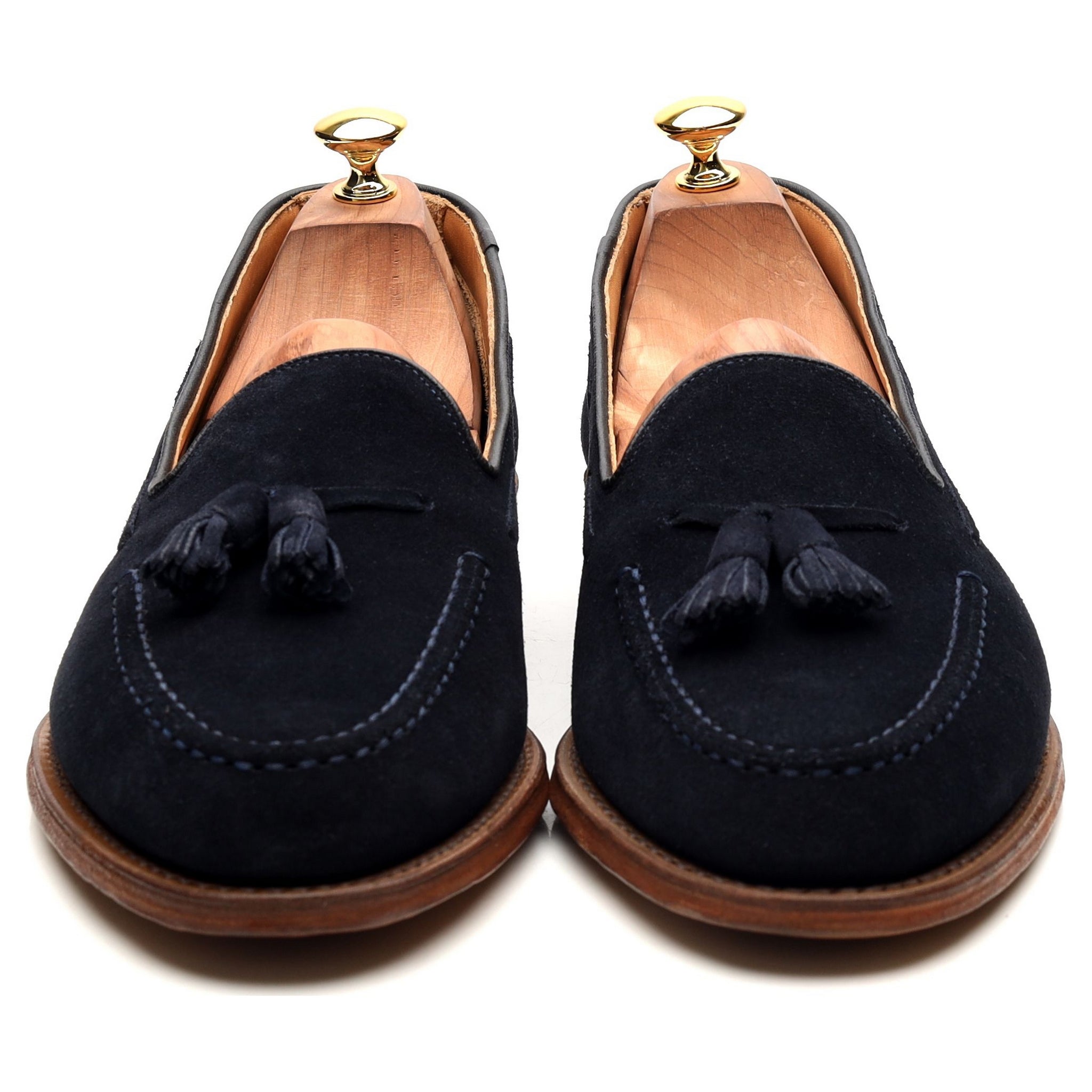 Church's Fosbury mocassin daim bleu marine 10 UK