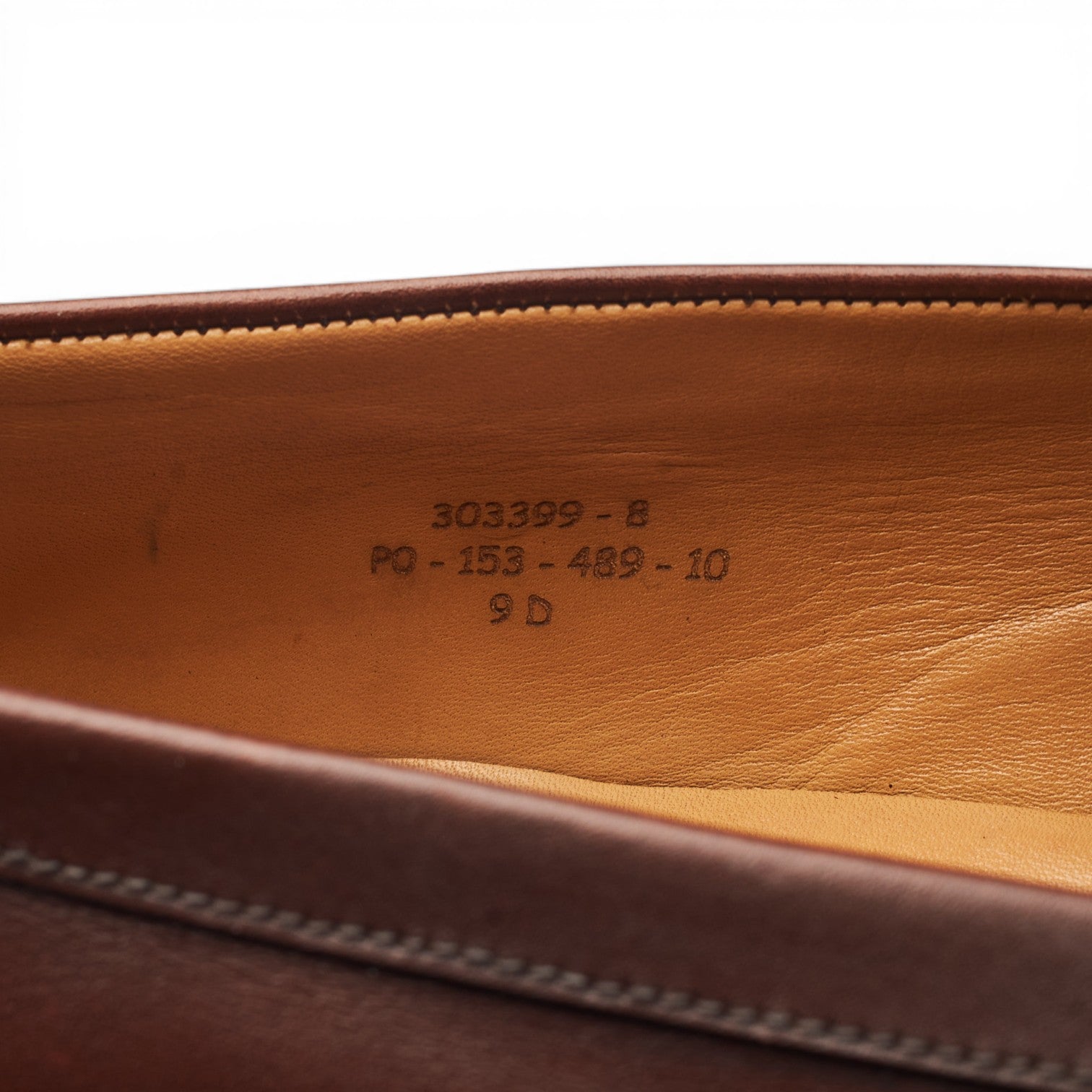 J.M. Weston 489 mocassins cuir marron UK 9,5