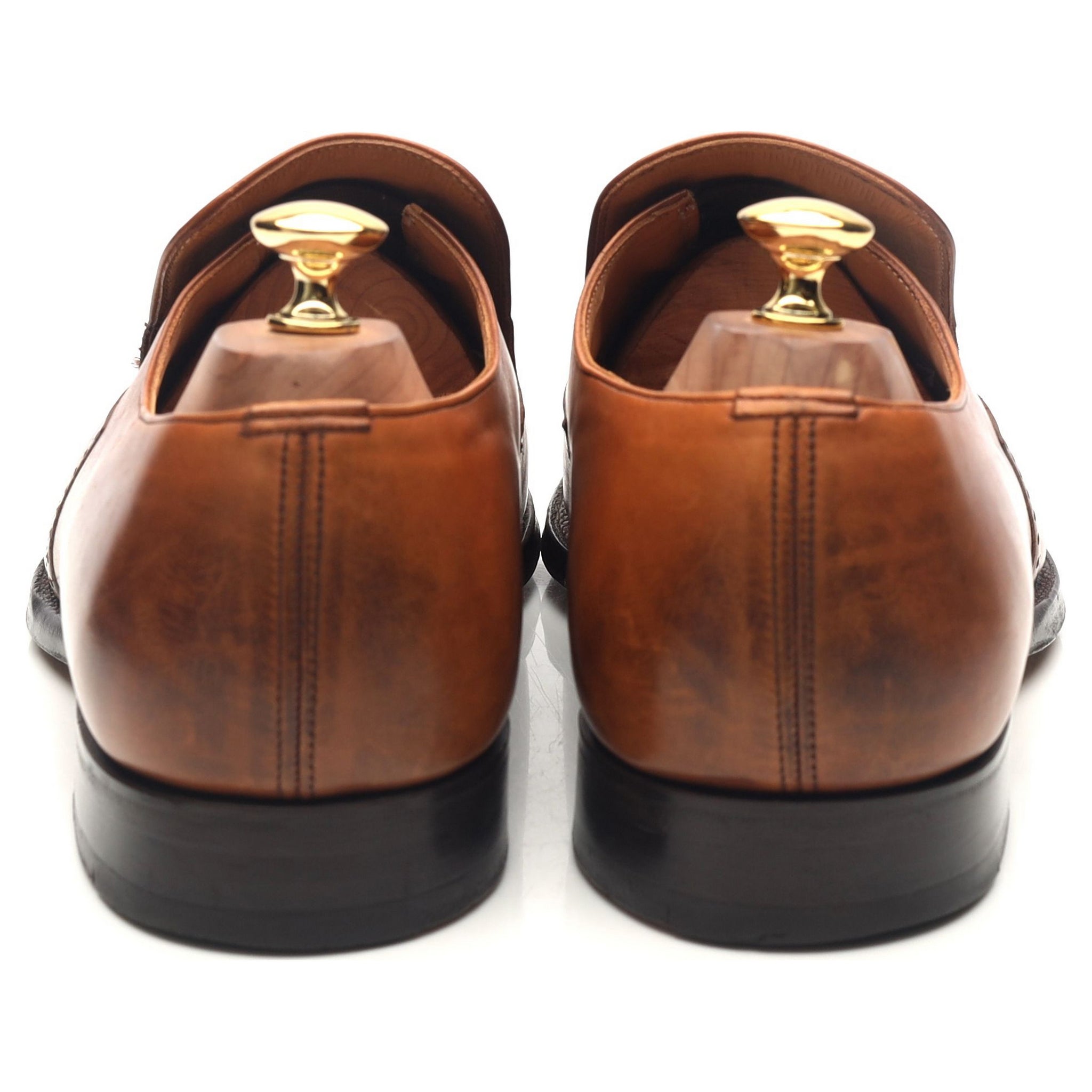 Cheaney Ellis mocassins cuir camel UK 10