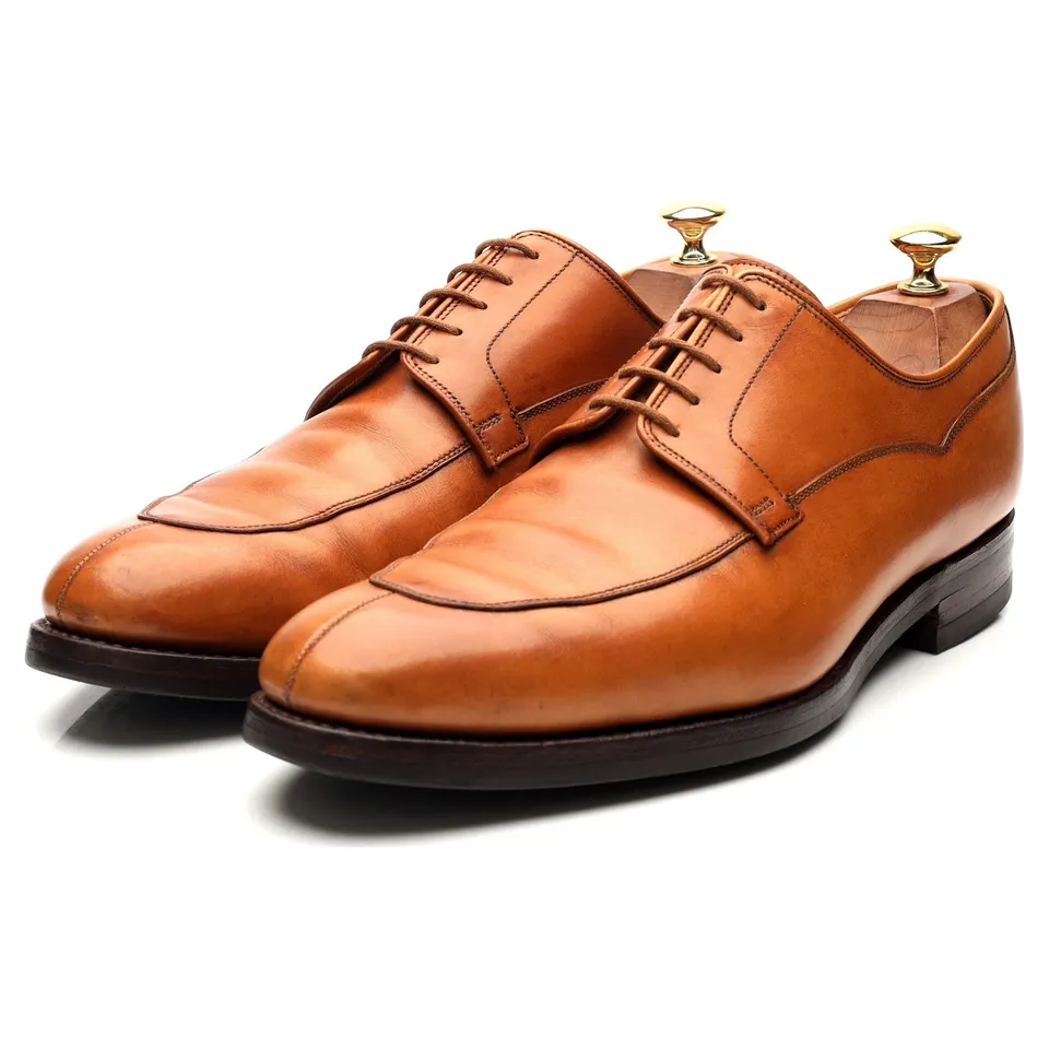 Crockett & Jones Langdon derby cuir marron pointure UK 9.5