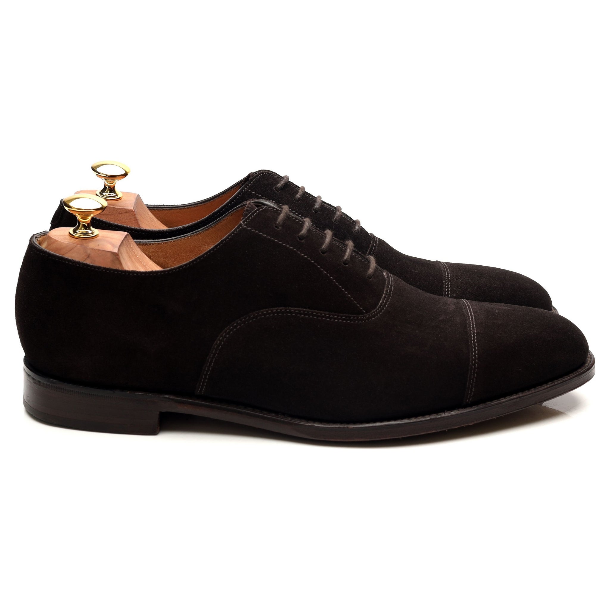 Loake 1880 Aldwych richelieu daim marron 10 cousu Goodyear