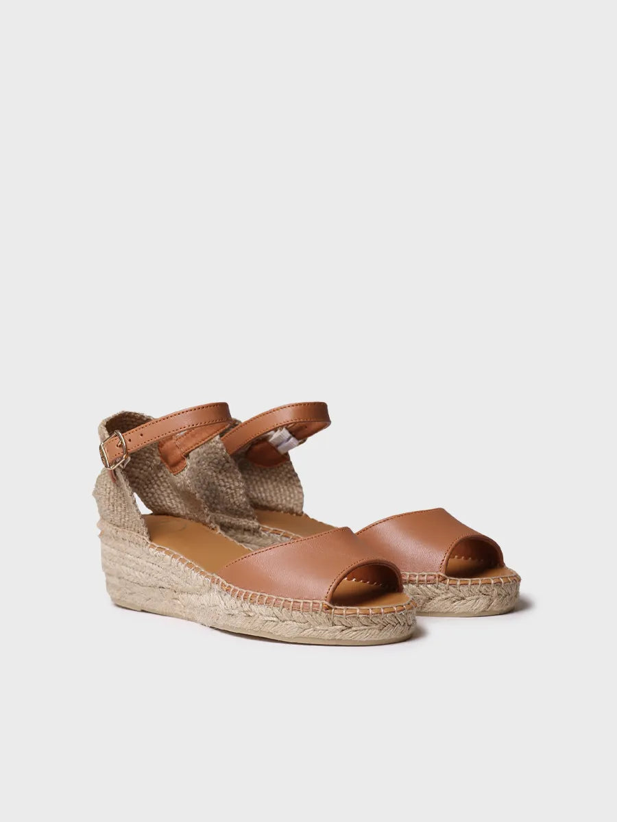 Toni Pons Briella-P espadrilles cuir compensées 4,5 cm