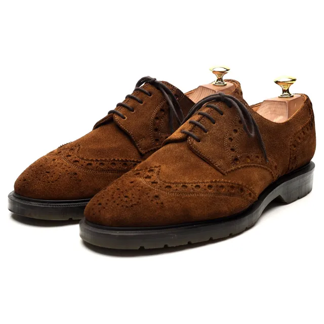 Arthur Sleep derbies suède marron tabac UK 8