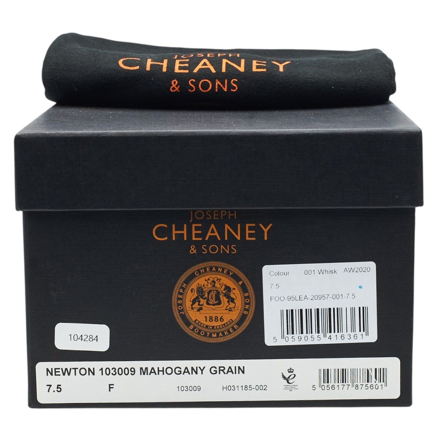 Drake's Newton derby marron grainé cuir pointure UK 7,5