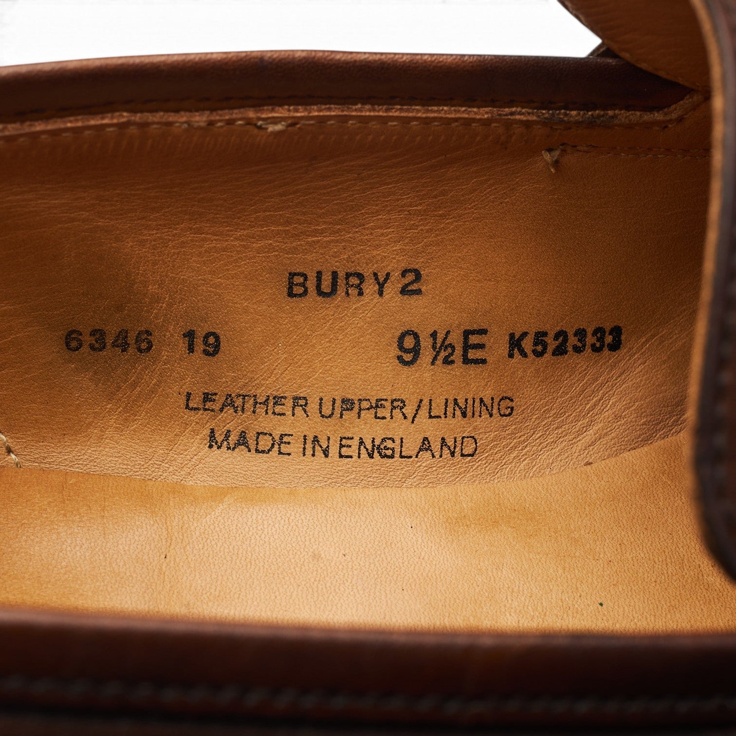 Crockett & Jones Bury 2 Mocassin cuir marron 9.5