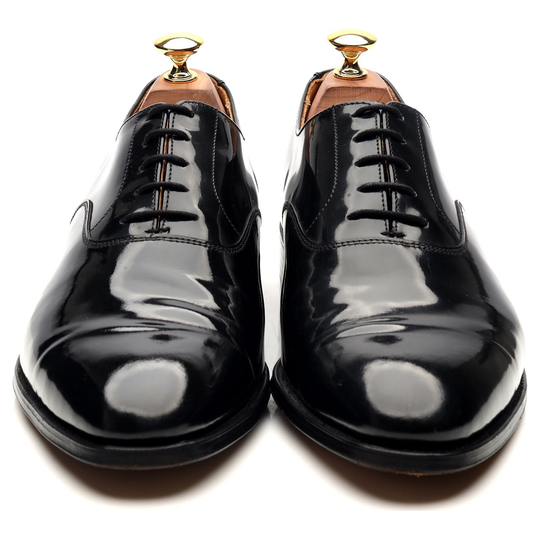 New & Lingwood richelieu vernis noir UK 9