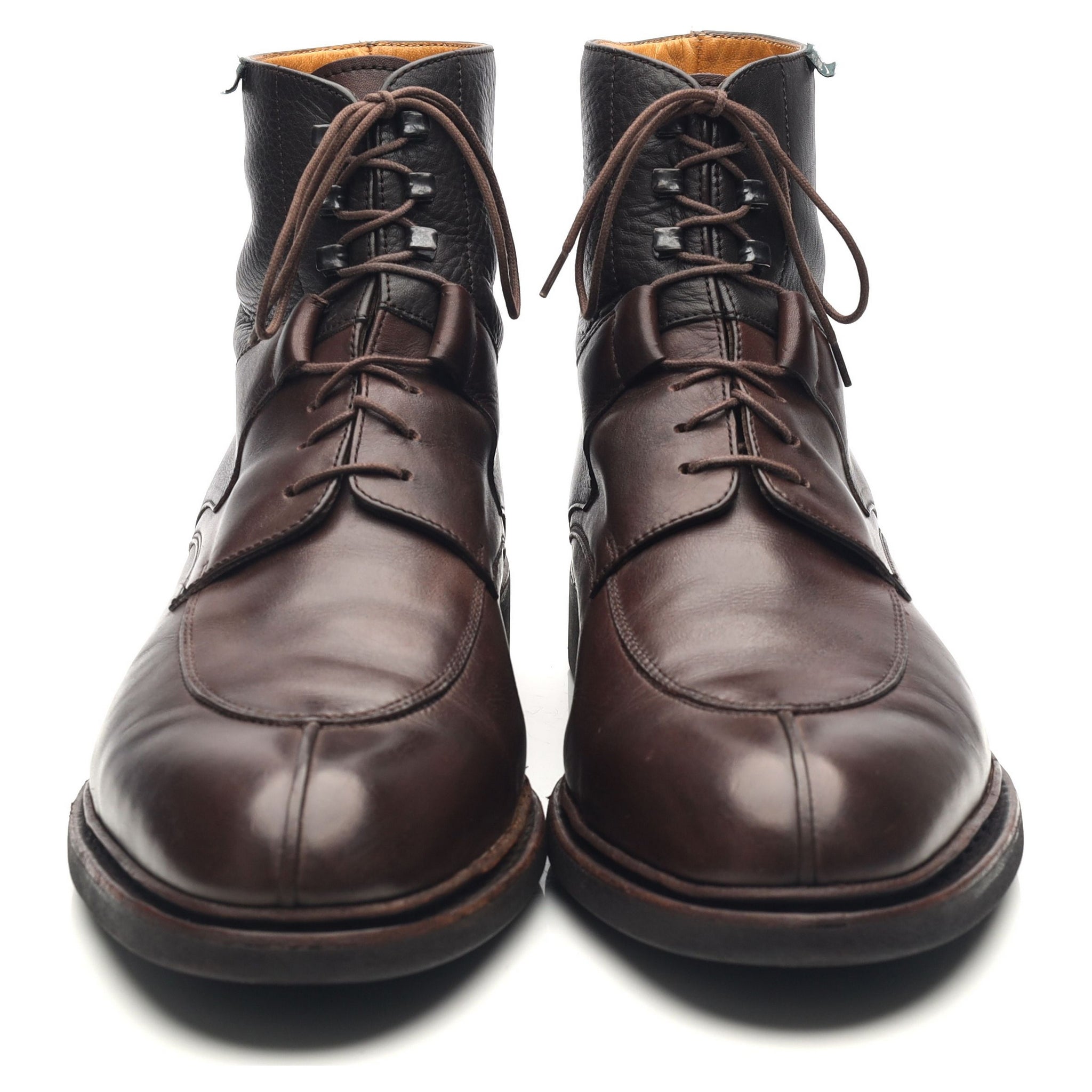 Paraboot Beaumont bottines cuir marron UK 9 semelle gomme