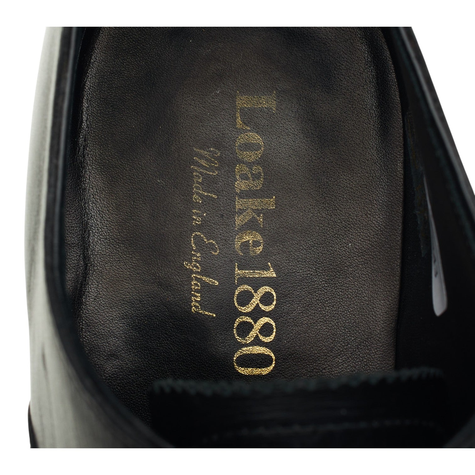 Loake 1880 Aldwych richelieu cuir noir pointure UK 9