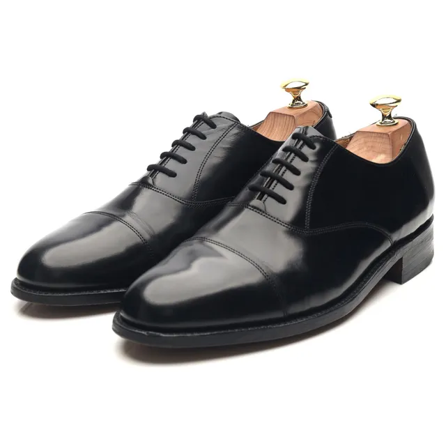 Barker Arnold richelieu cuir noir 8,5 UK