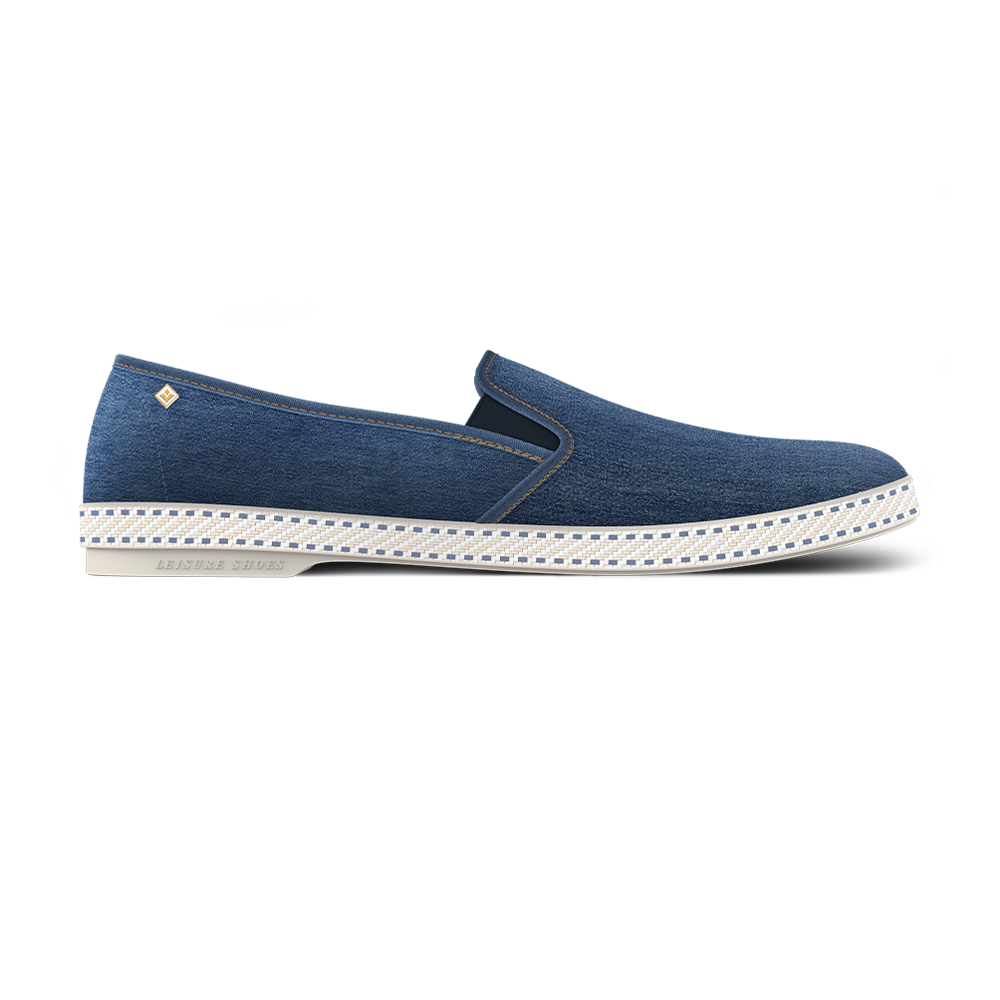Rivieras Classic Jean Bleu espadrilles bleu denim