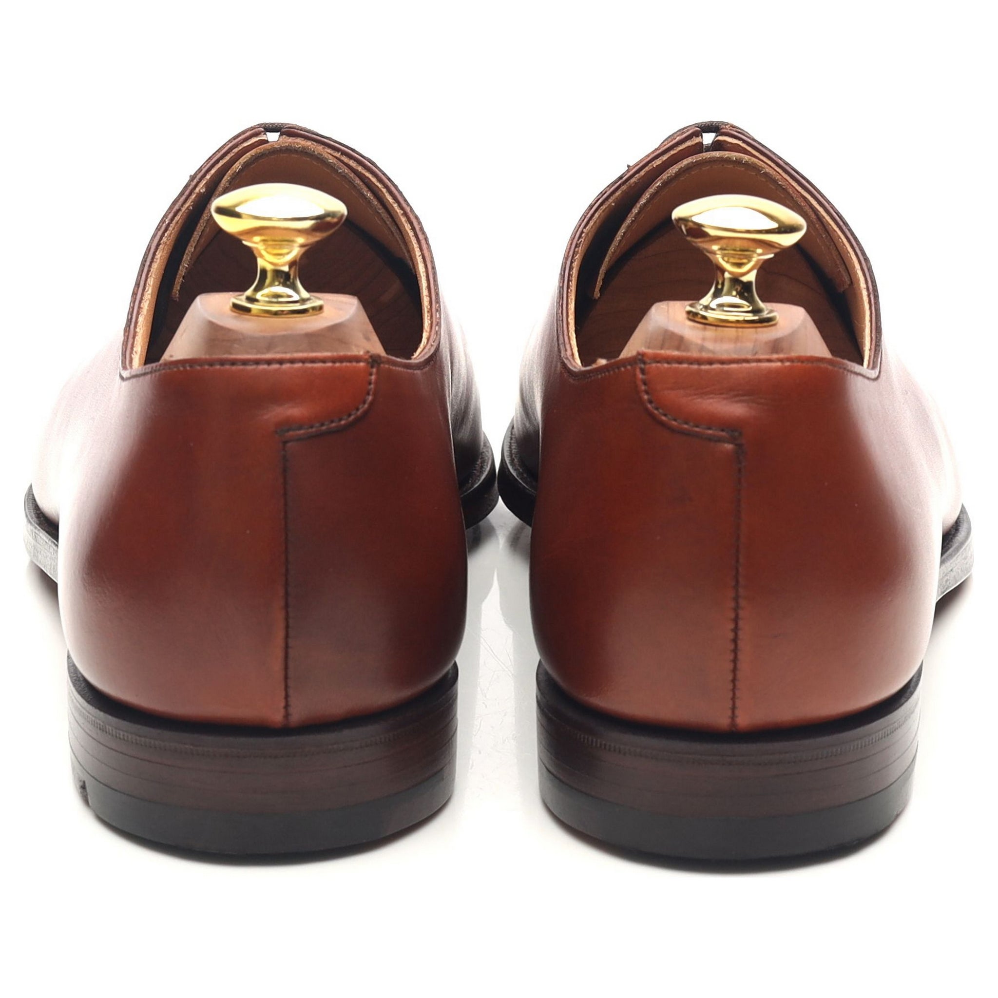 Crockett & Jones Alex derbies one-cut cuir camel UK 8.5
