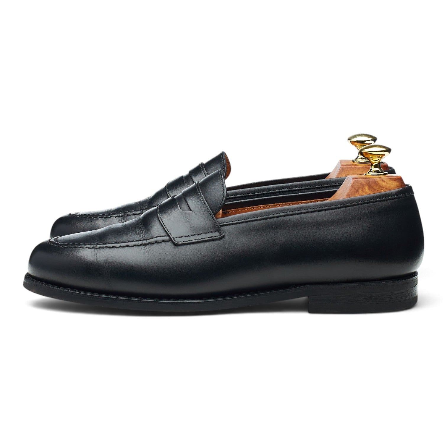 Myrqvist Stenhammar II mocassins cuir noir pointure UK 7.5