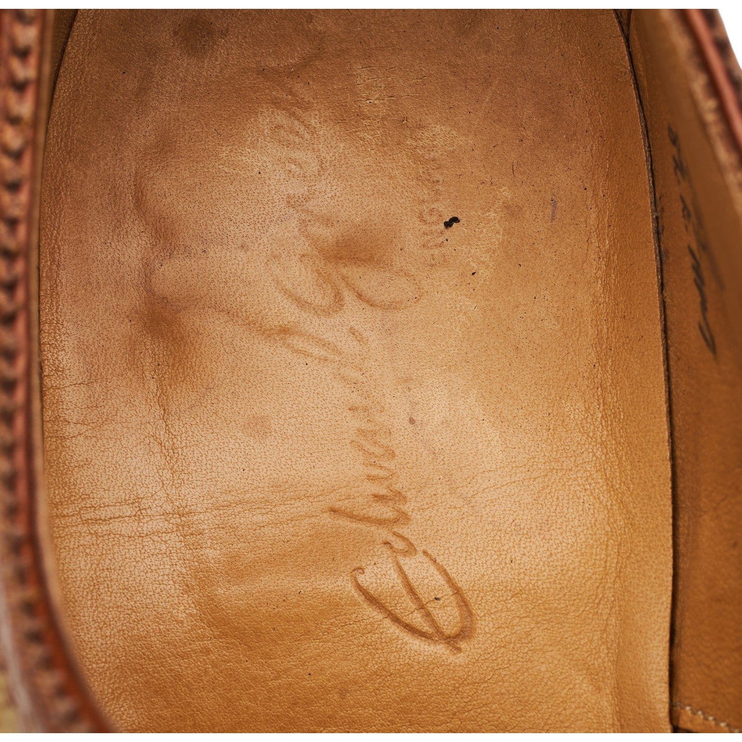 Edward Green Malvern oxford cuir marron pointure UK 8