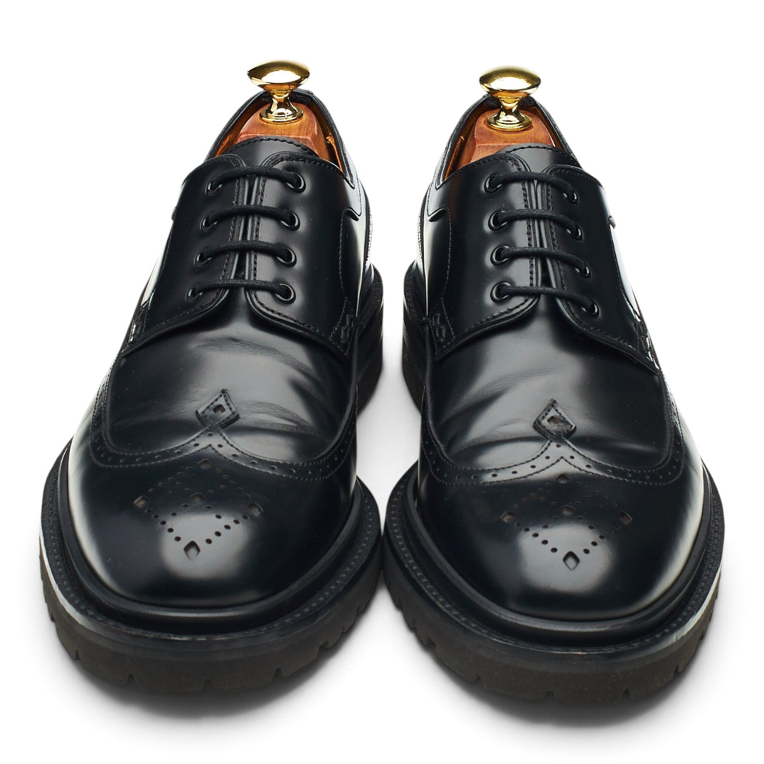 Wildsmith 9068 derbys cuir noir UK 8