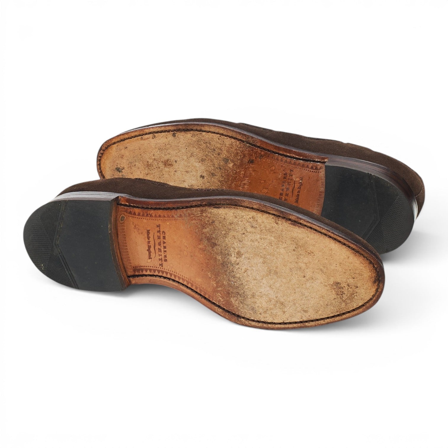 Charles Tyrwhitt mocassins à glands daim marron UK 6,5
