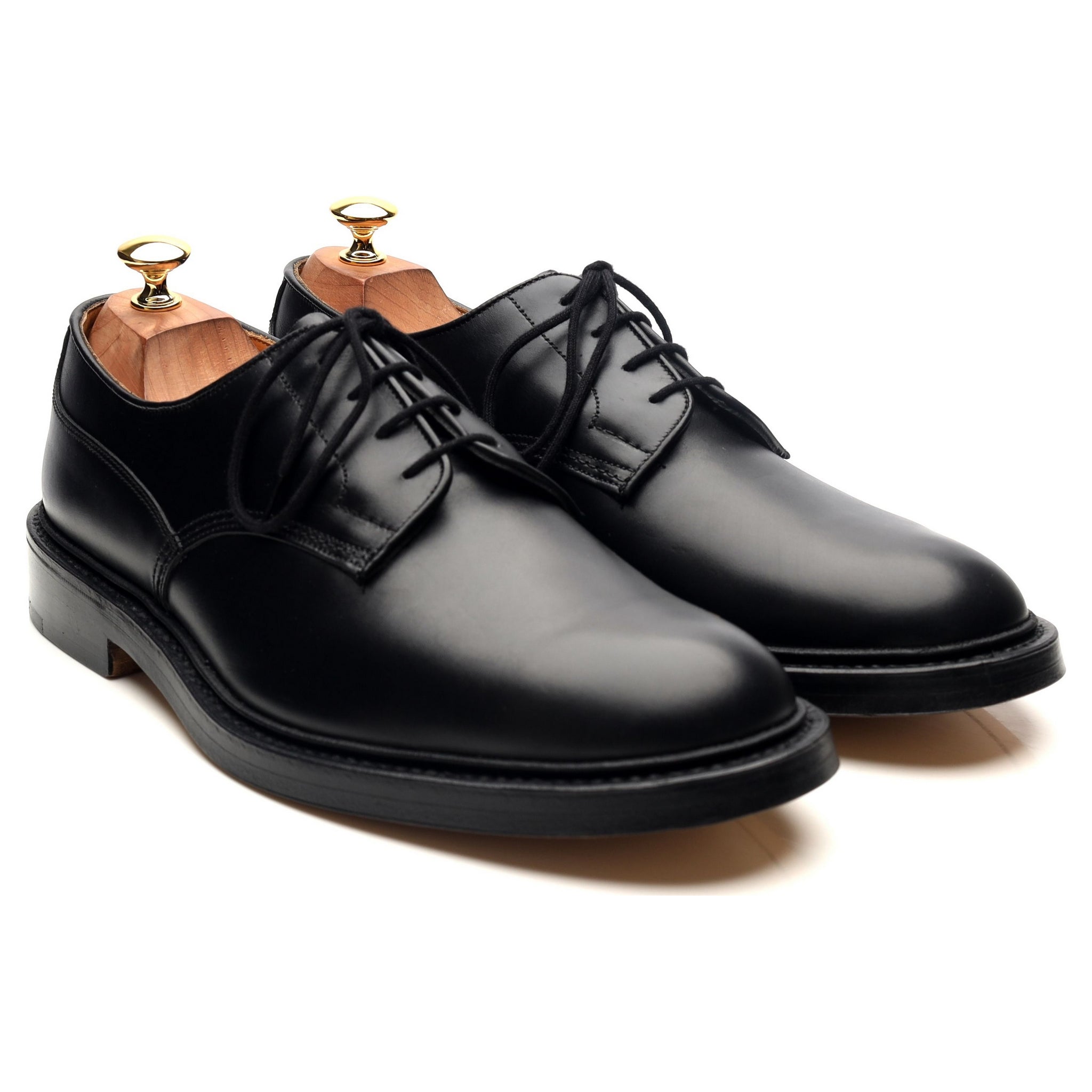 Tricker's Woodstock derby noir 10 UK cuir