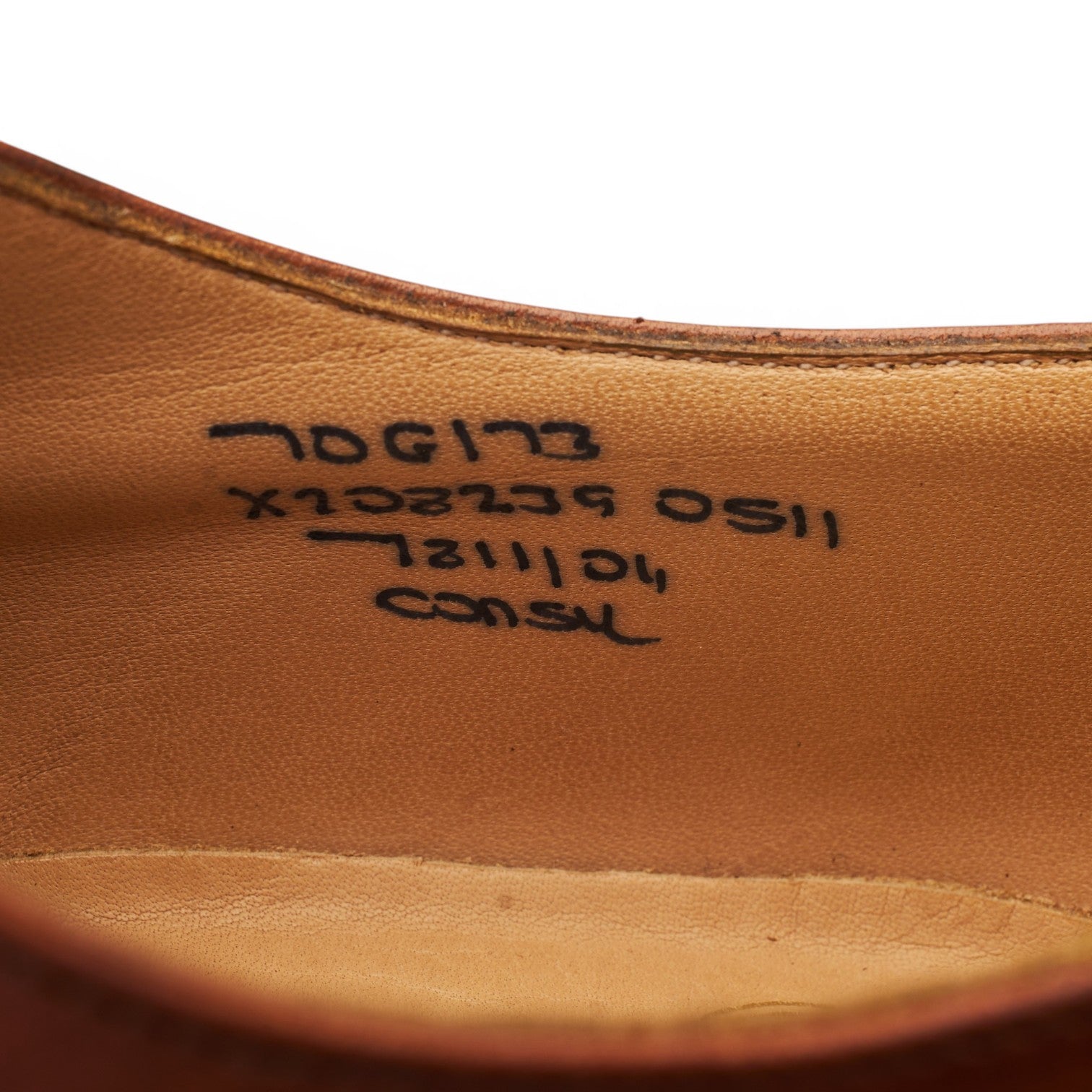 Church's Consul oxford cuir marron UK 7 bout droit