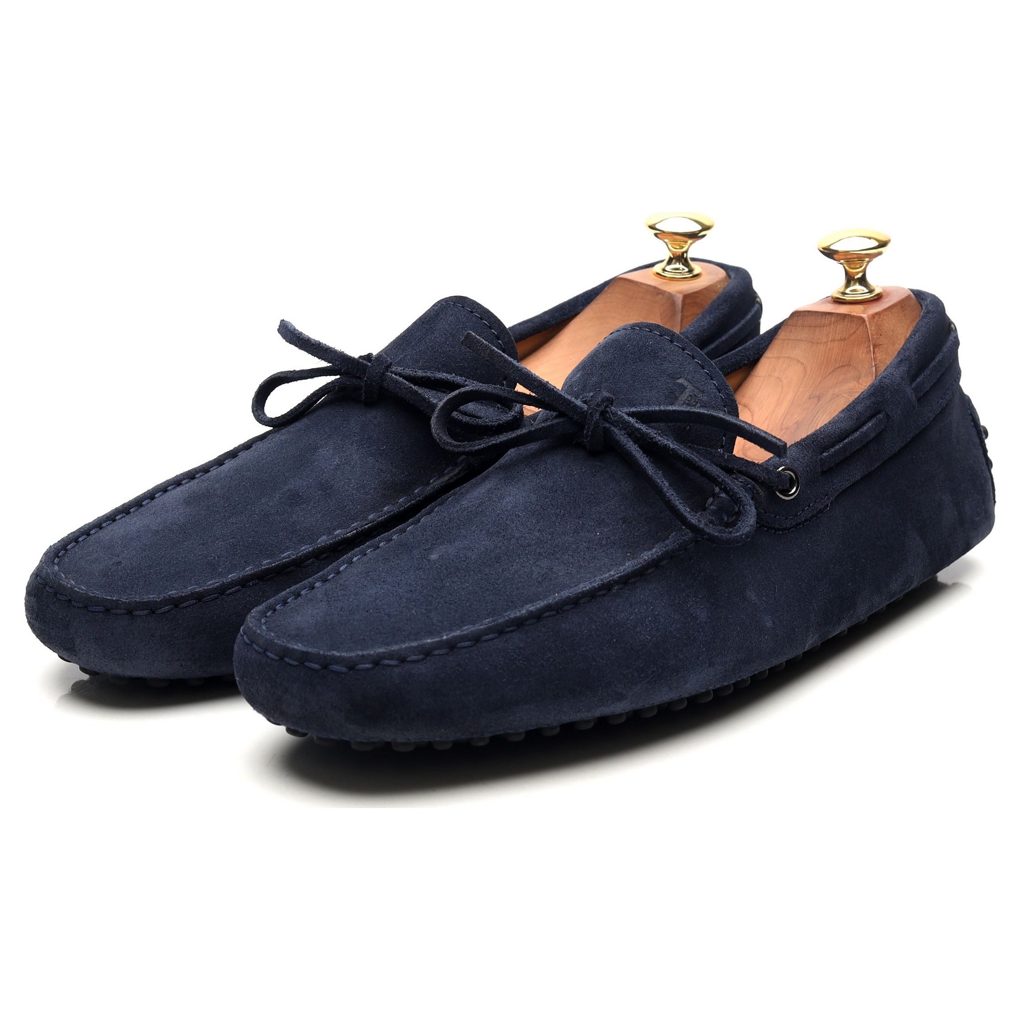 Tod's Gommino mocassins daim bleu UK 9