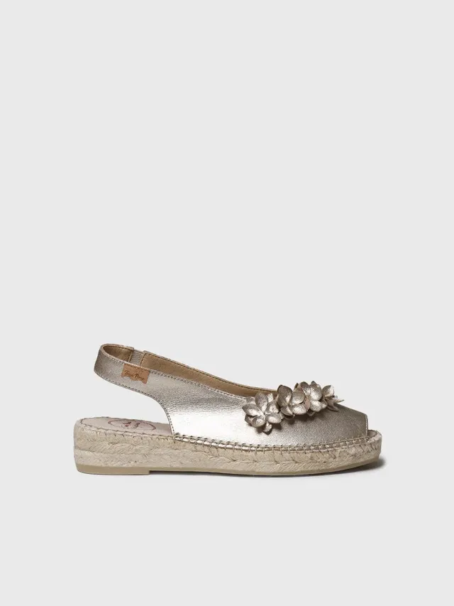 Toni Pons Erica-FN espadrilles femme cuir fleurs
