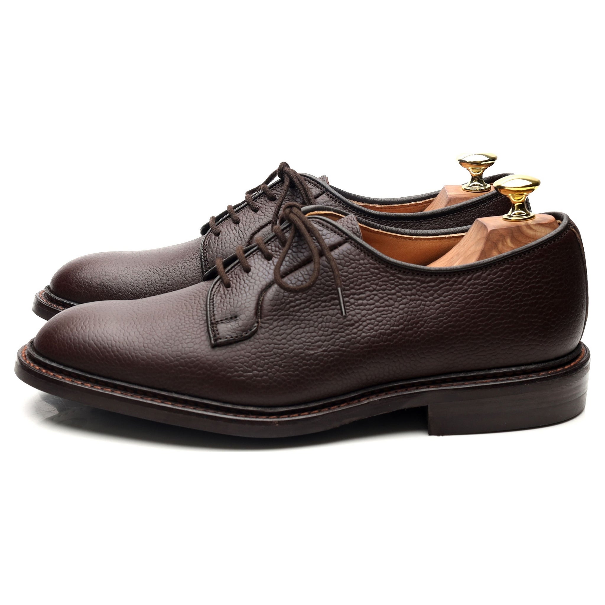 Tricker's Robert Derby Cuir Marron Foncé UK 7