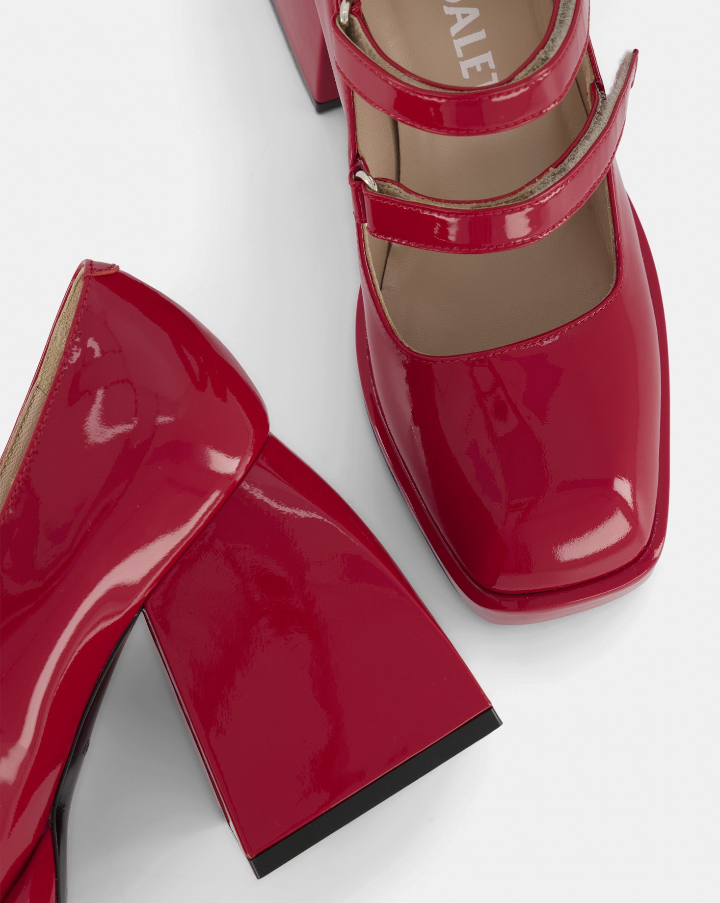 Nodaleto Bulla Babies 90 escarpins Red Corvette verni talon 9 cm
