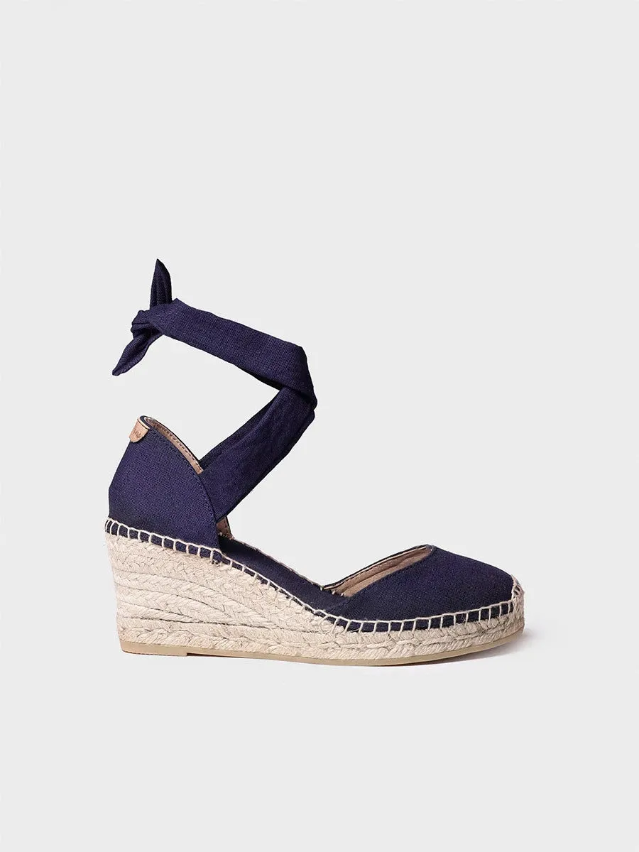 Toni Pons Julia espadrilles toile à rubans 7 cm
