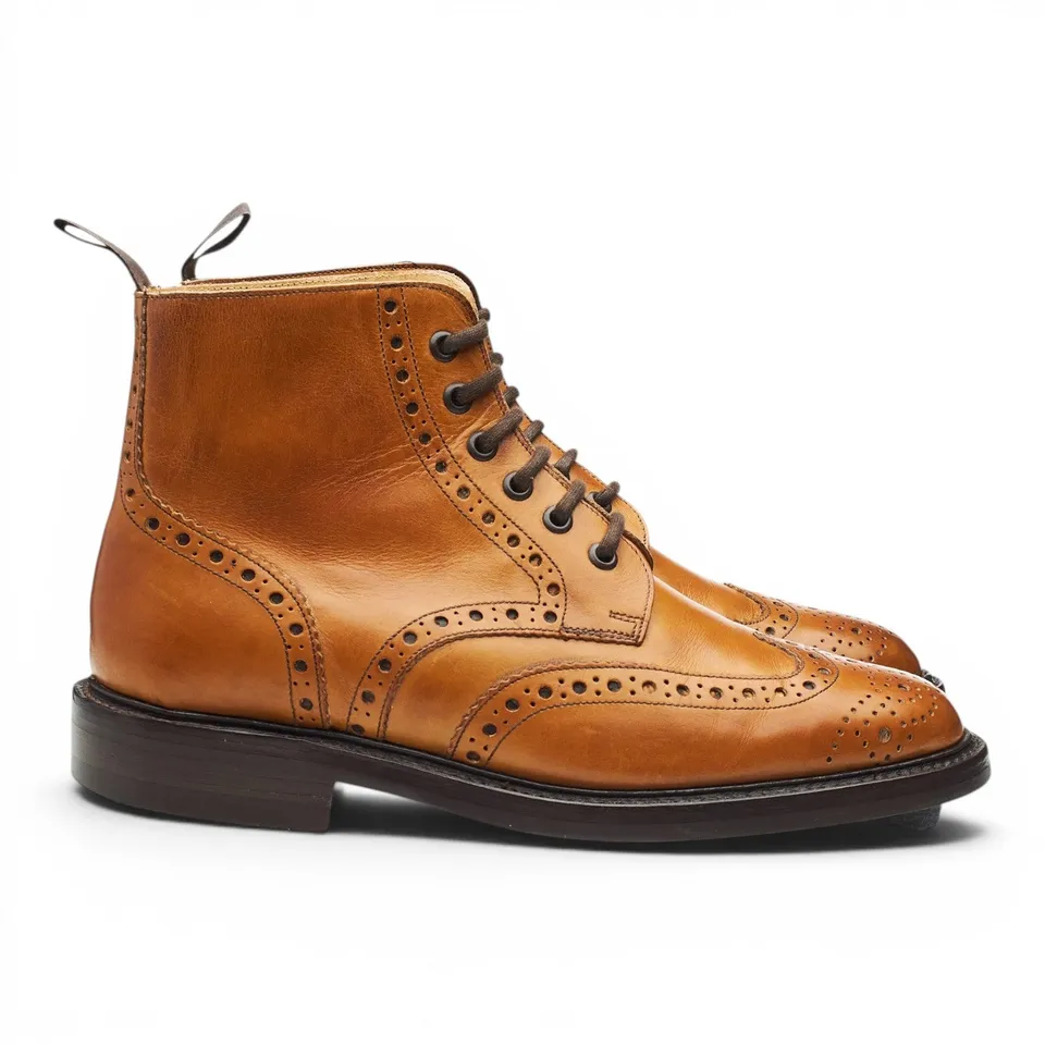Barker Harrison bottine brogue camel 7 UK