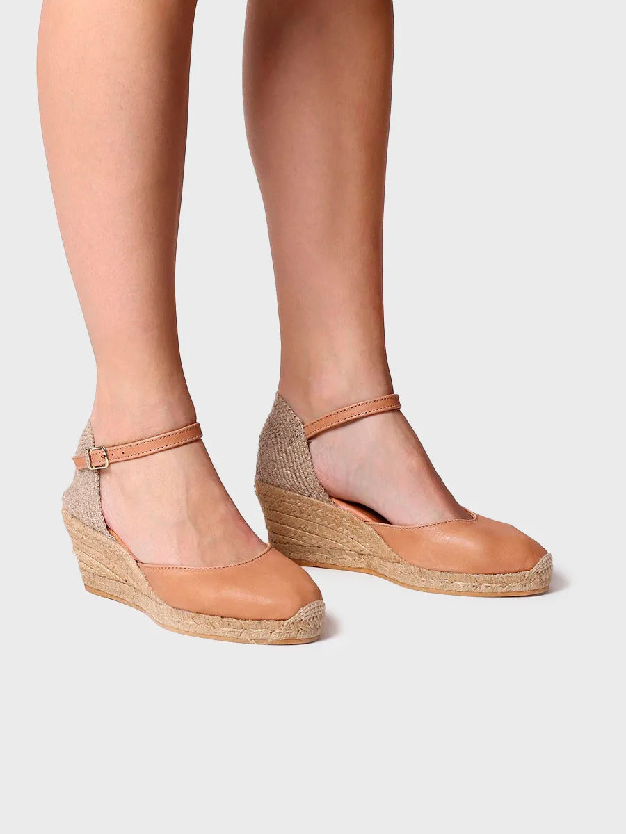 Toni Pons COSTA-5 espadrille femme cuir talon 7 cm