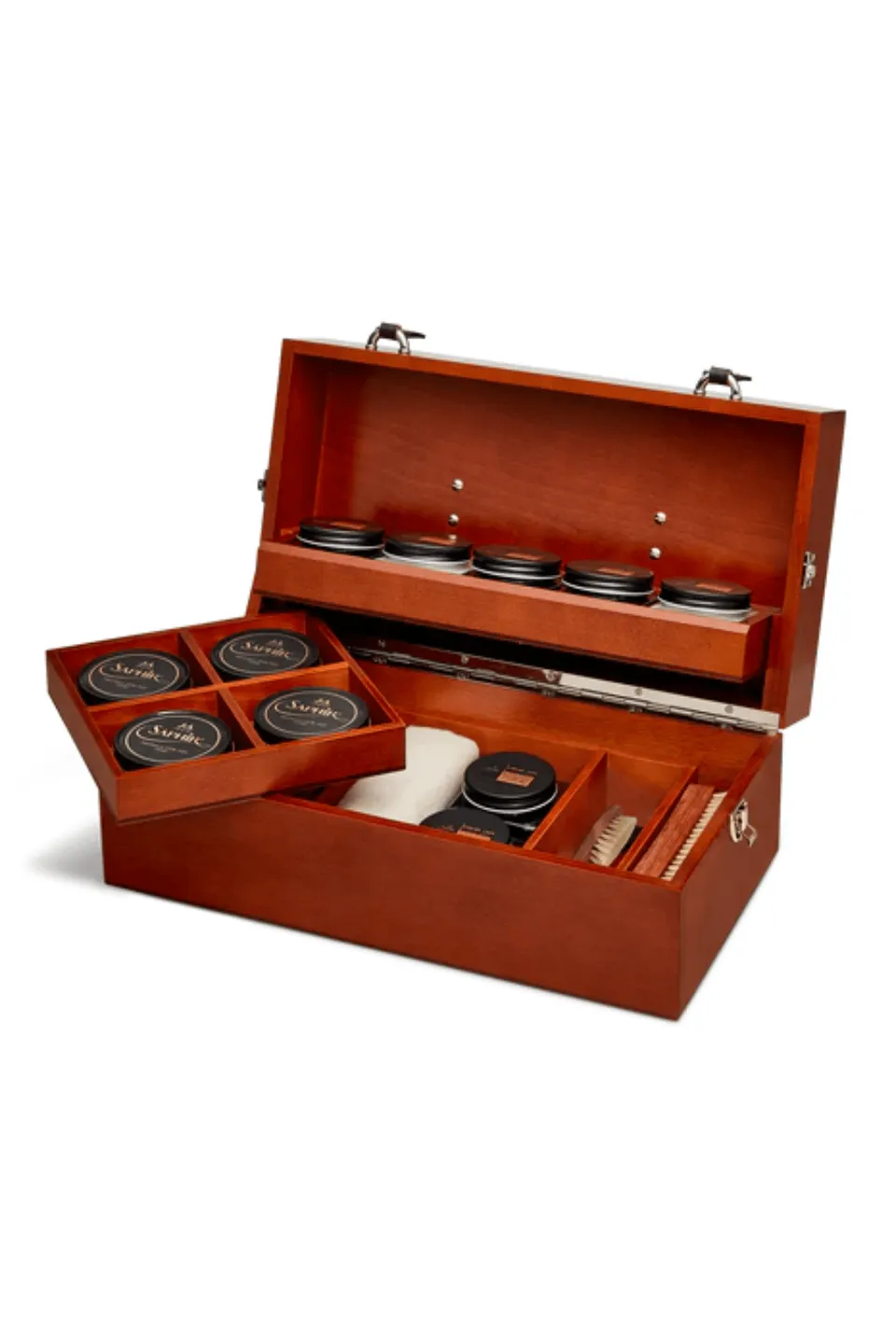 Malfroid Intendant Valet Box coffret cirage bois 37 cm