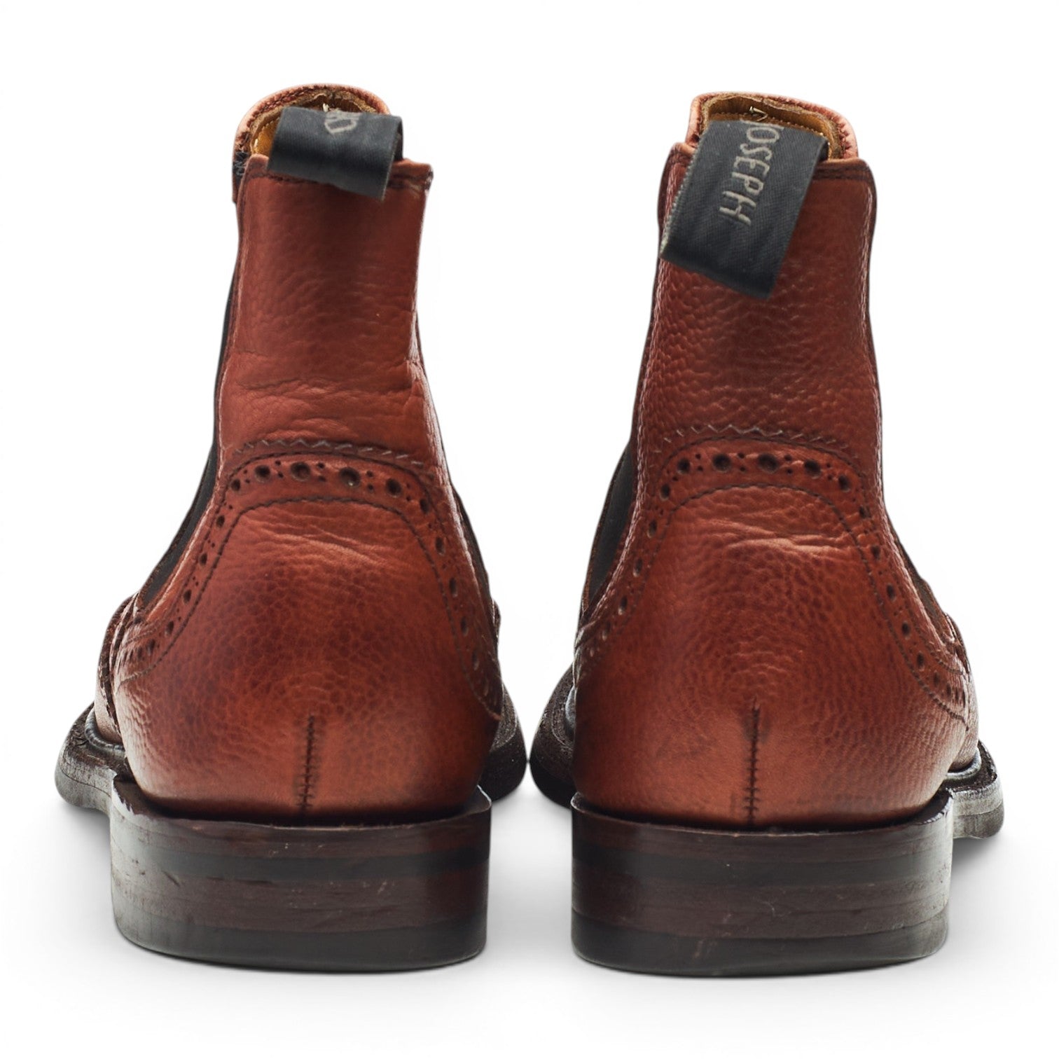 Toast bottines chelsea cuir bordeaux femme UK 4
