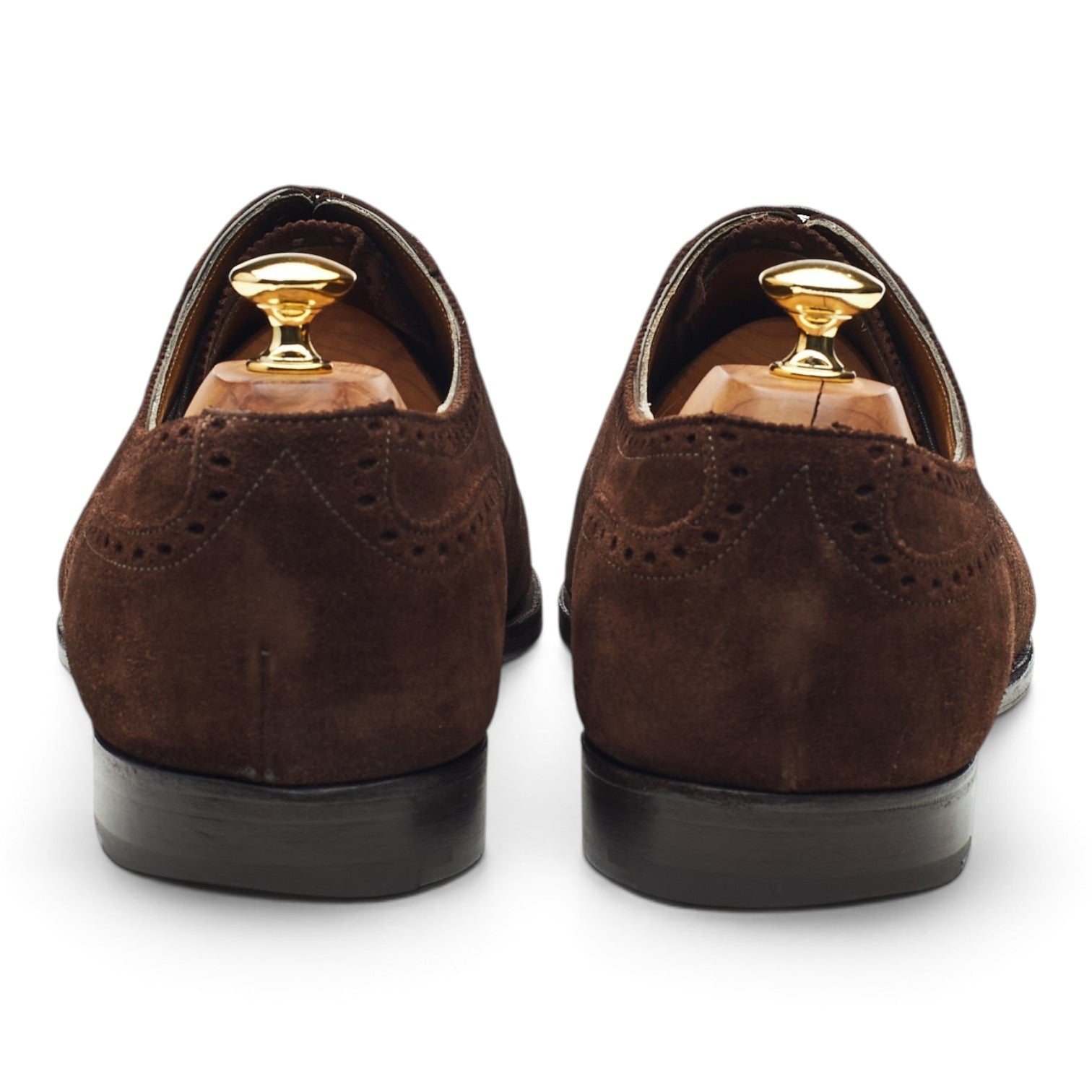 Edward Green Canterbury richelieu daim marron UK 13