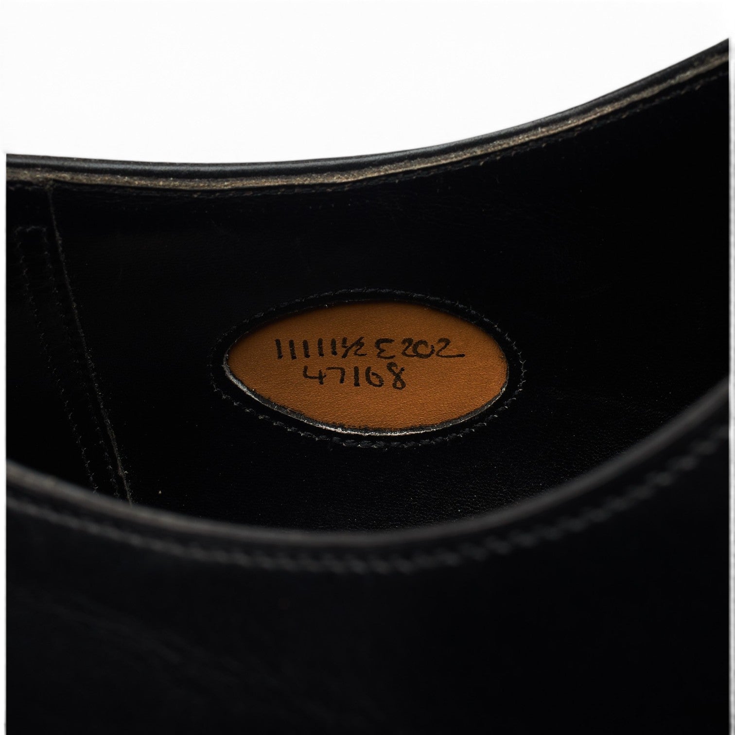Edward Green Berkeley oxford cuir noir pointure UK 11