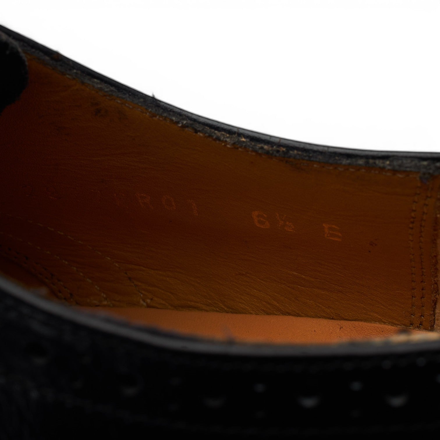 Barker Mirfield richelieu cuir noir pointure 6.5