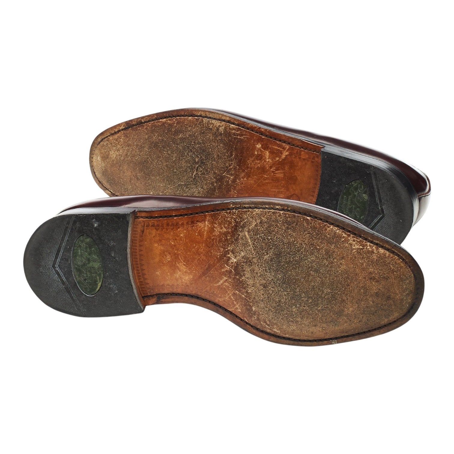 Shipton Harrow mocassins cuir bordeaux UK 6,5