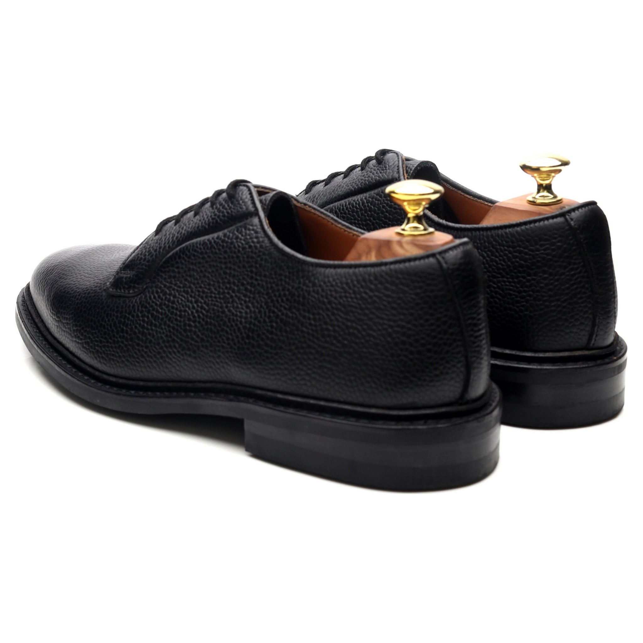 Tricker's Fenwick derby cuir noir grainé UK 7