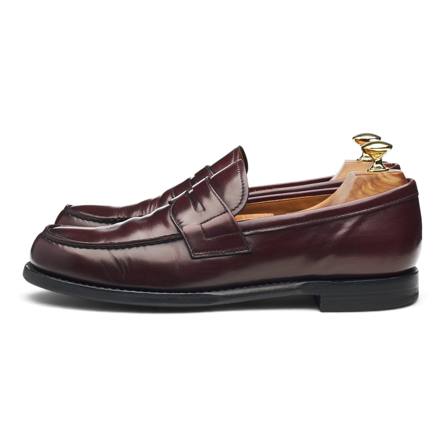 Church's Gateshead mocassin cuir bordeaux UK 7