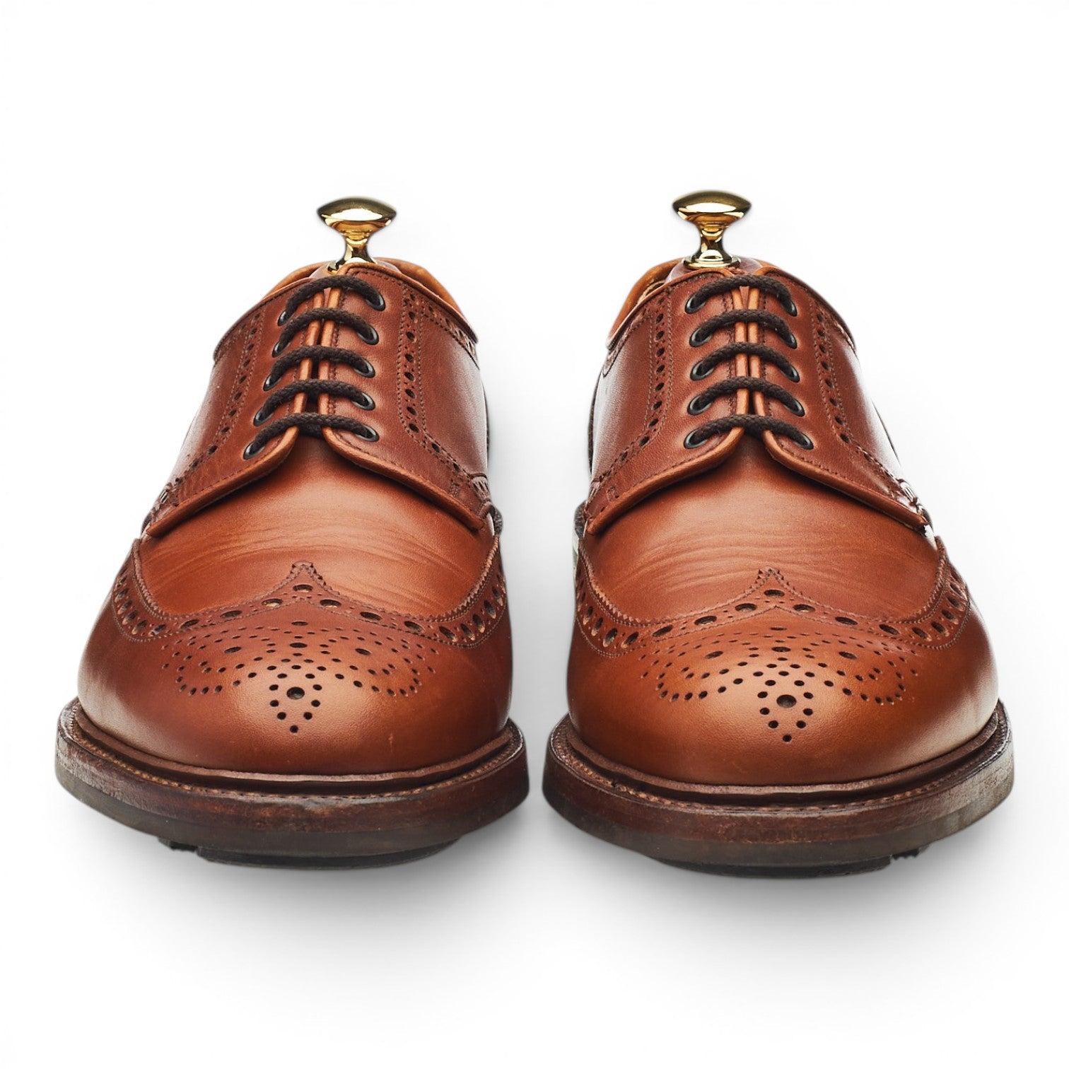 Crockett & Jones Warwick derbies brogues cuir marron 9,5