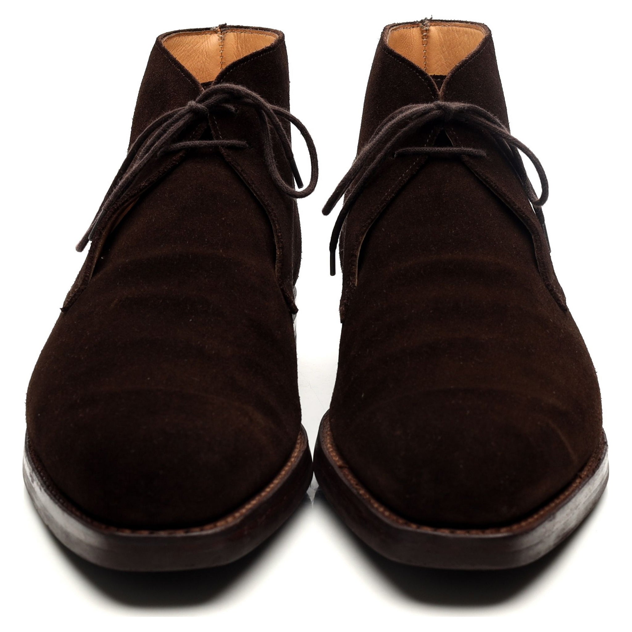 Crockett & Jones Tetbury boots daim marron UK 9
