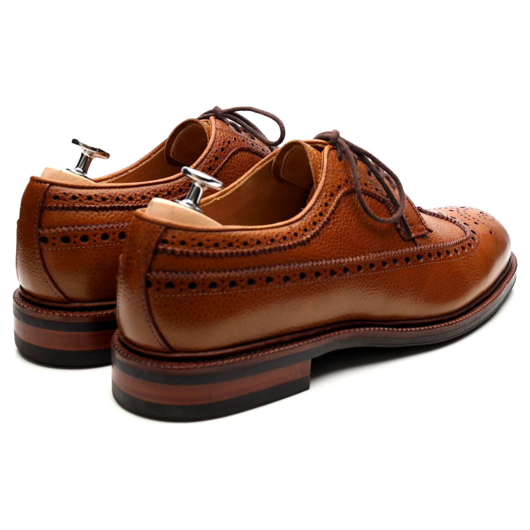 Meermin 101375 derbies cuir grain marron 8