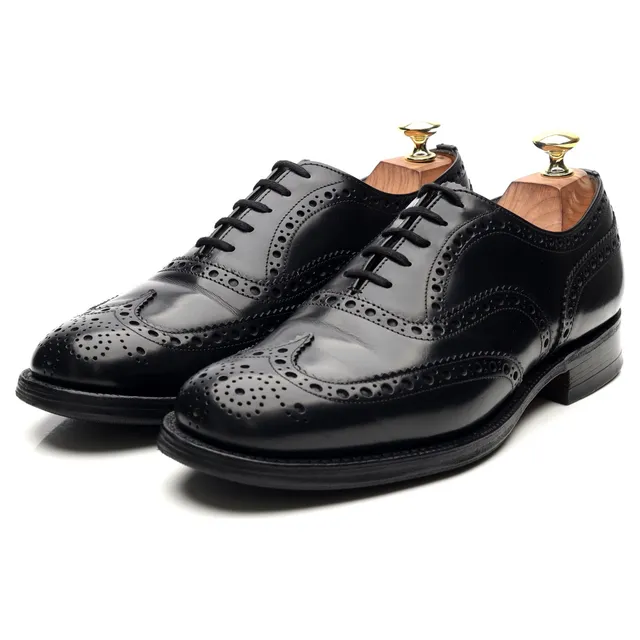 Church's Burwood brogues cuir noir poli UK 7