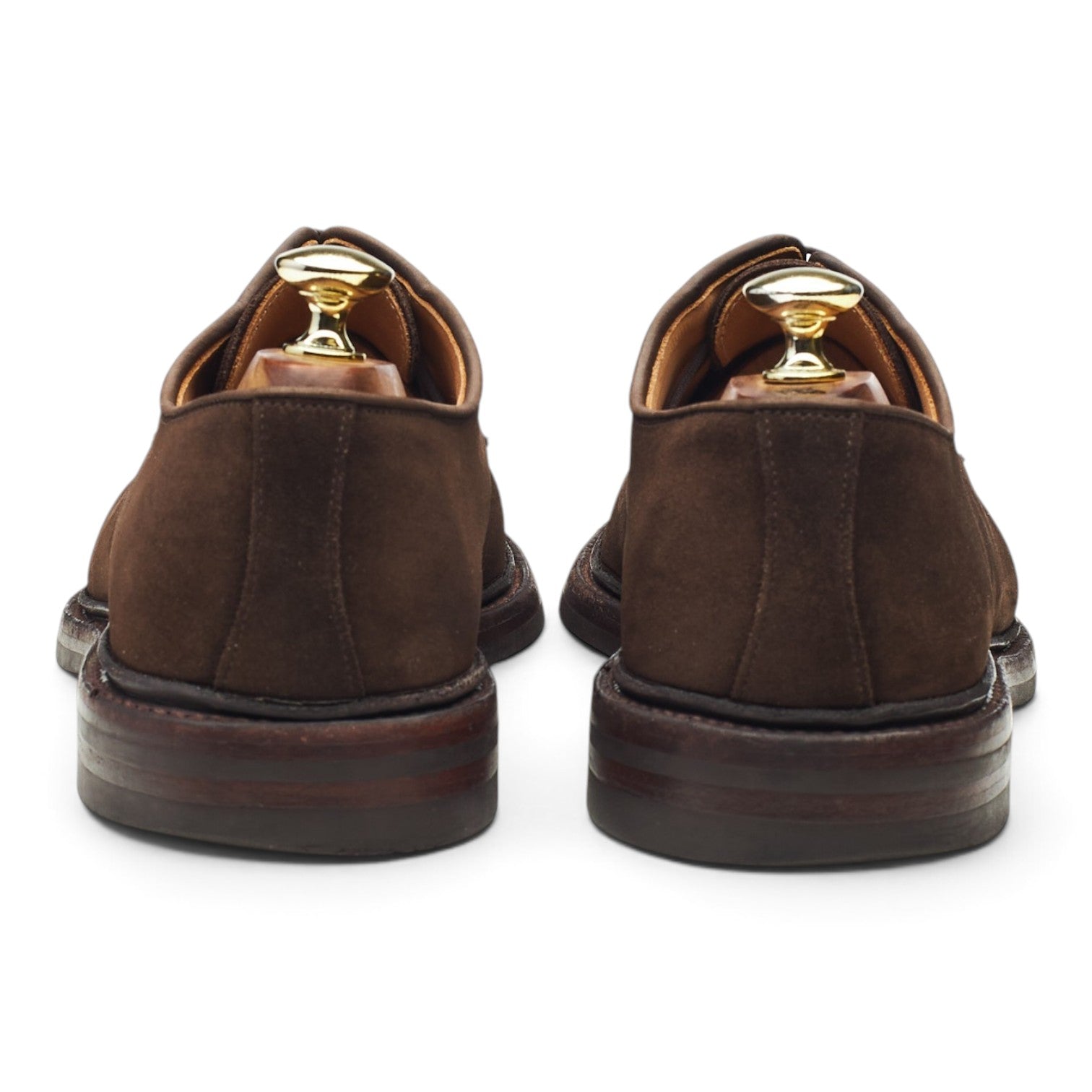 Crockett & Jones Lanark 3 derby daim marron pointure UK 7