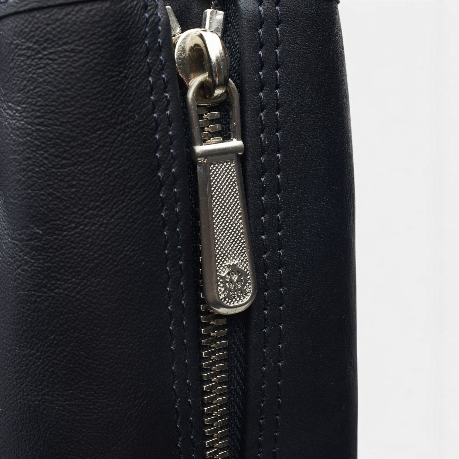 Dunhill Traveller Utility sac tote cuir bleu marine