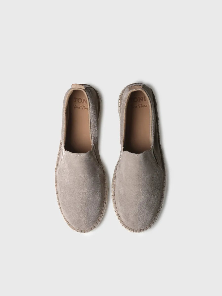 Toni Pons Marti espadrilles homme suède jute