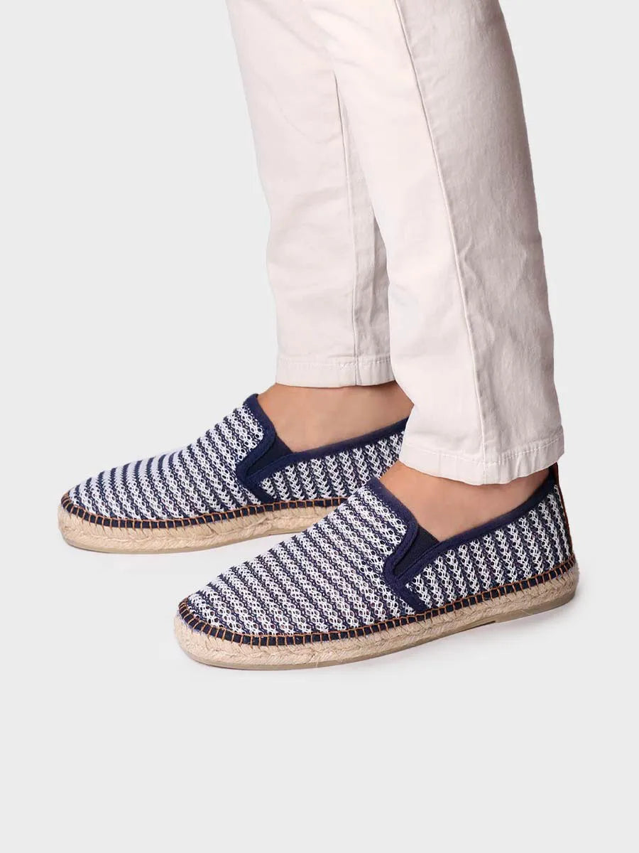 Toni Pons Delvin espadrilles homme mesh marine