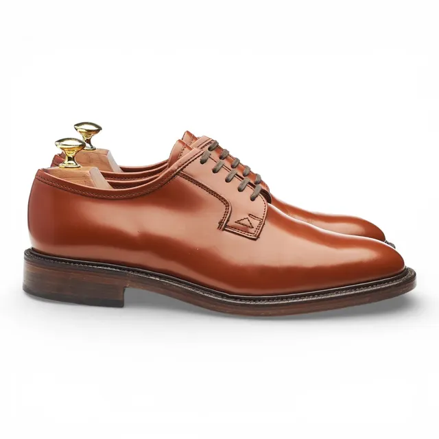 Alfred Sargent derby cuir marron uni 7 UK large