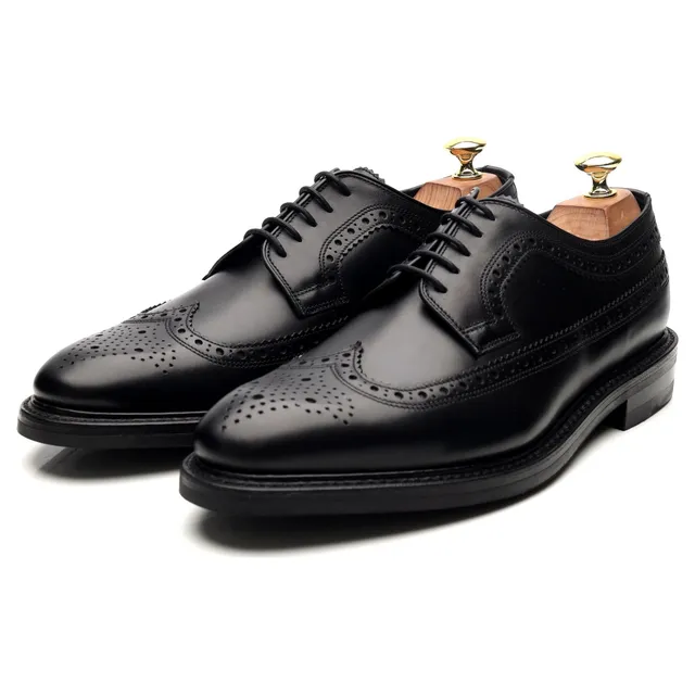 Loake 1880 Birkdale derby cuir noir 8,5