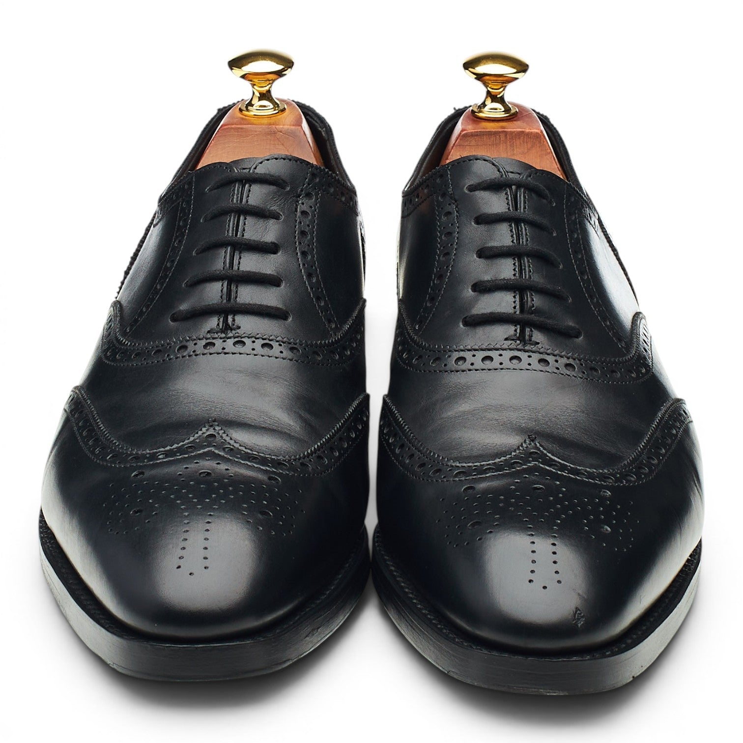 John Lobb Henford richelieu cuir noir UK 9