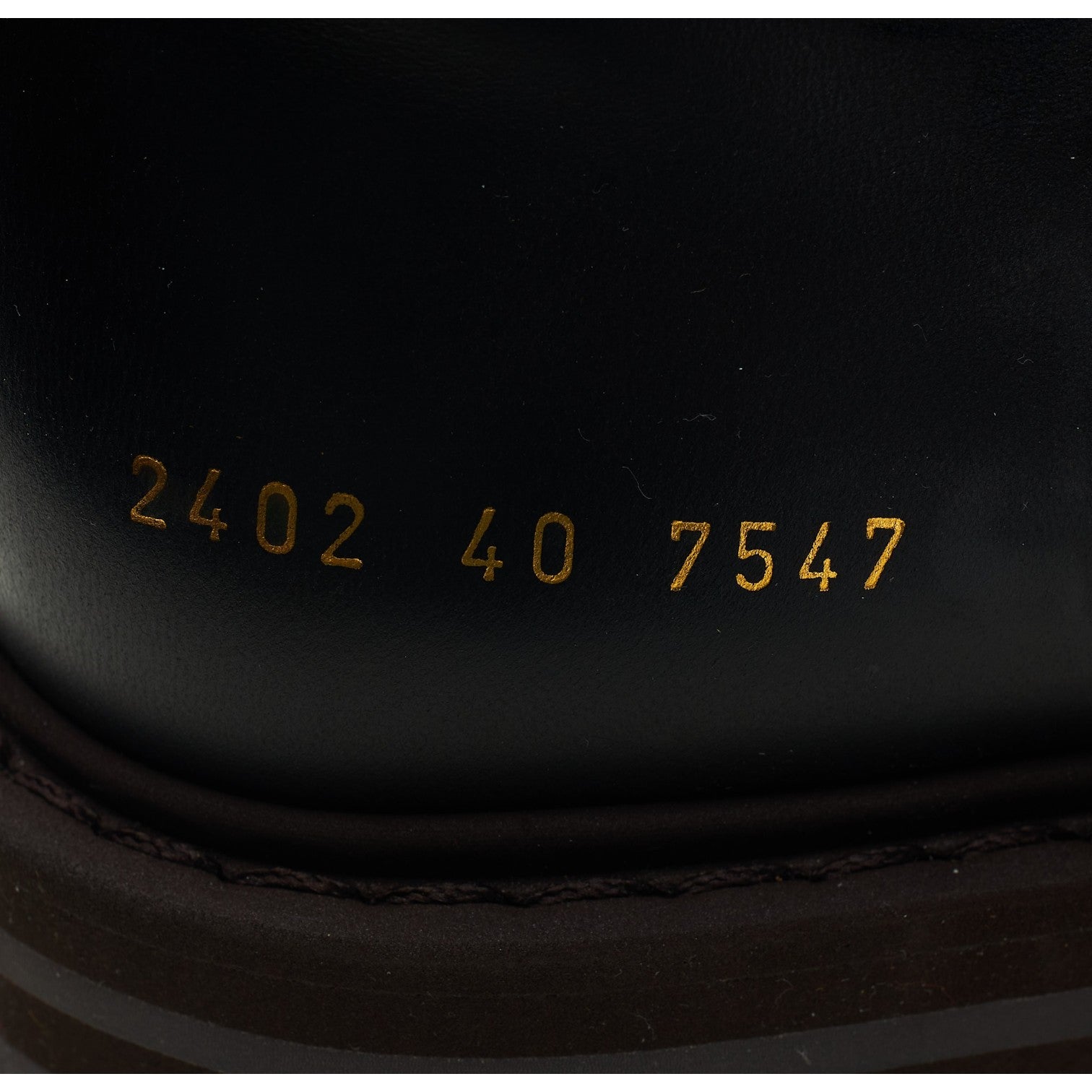 Common Projects boots cuir noir pointure UK 6