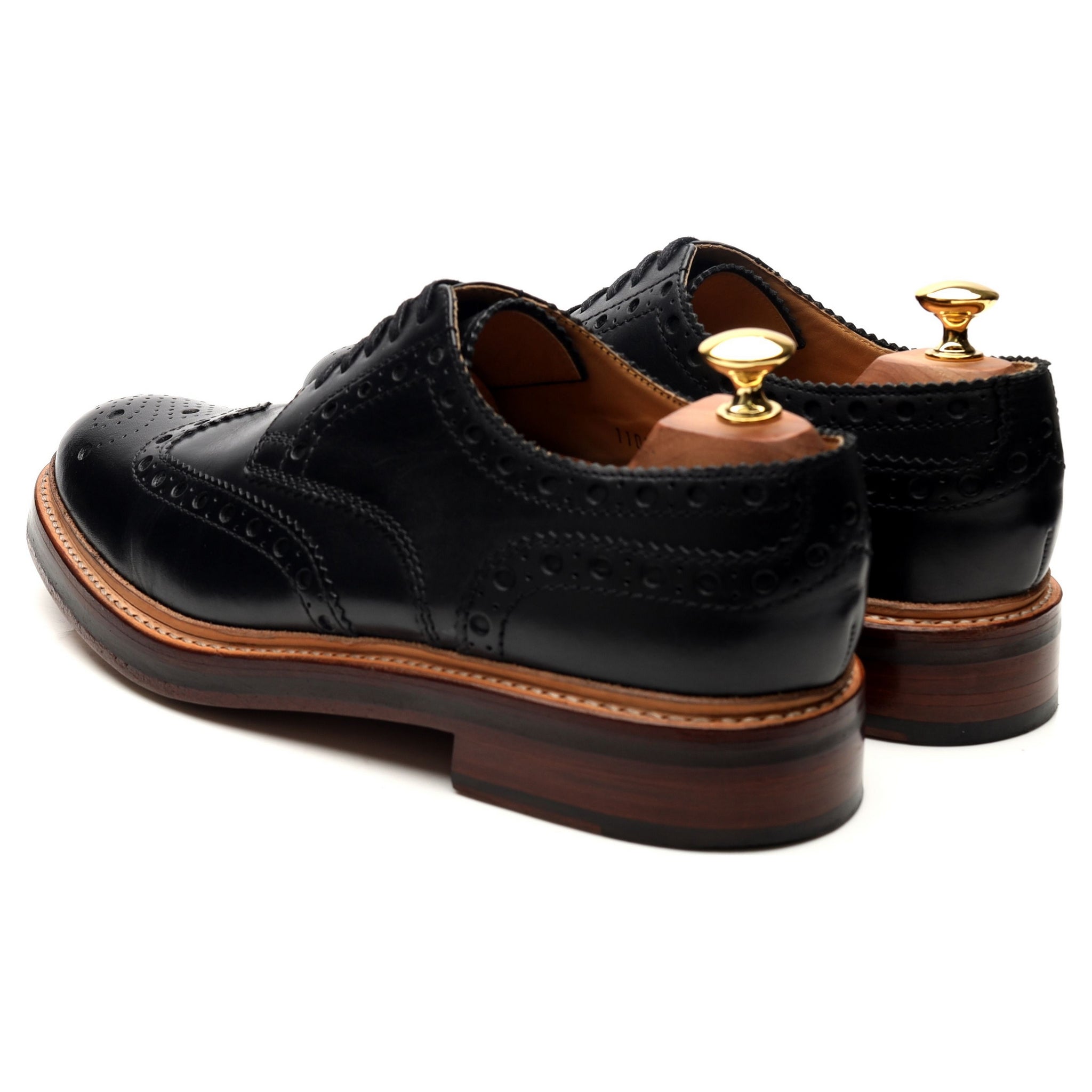 Grenson Archie derby cuir noir pointure UK 9 large